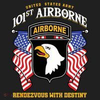 101st Airborne Division Veteran Gift Beanie thumb 2