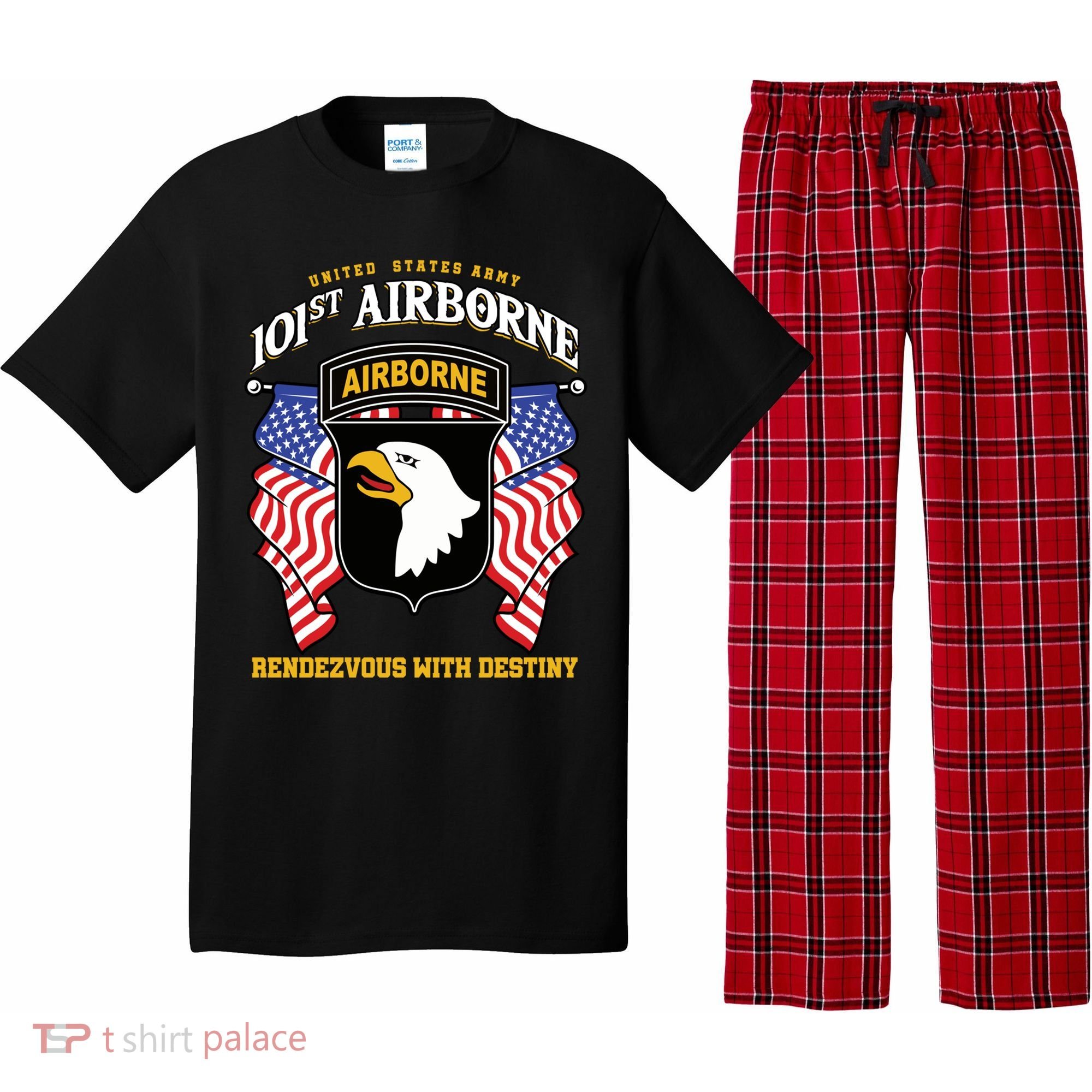 101st Airborne Division Veteran Gift Pajama Set
