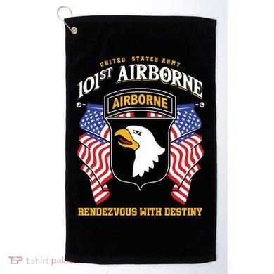 101st Airborne Division Veteran Gift Golf Towel