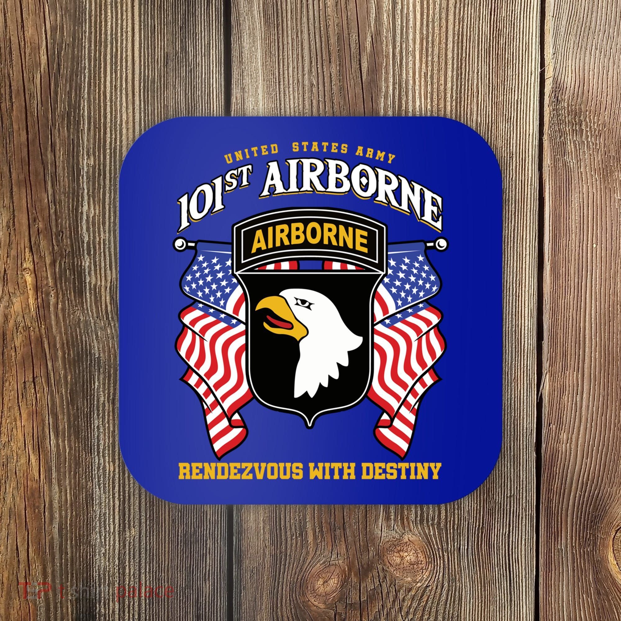 101st Airborne Division Veteran Gift Coaster