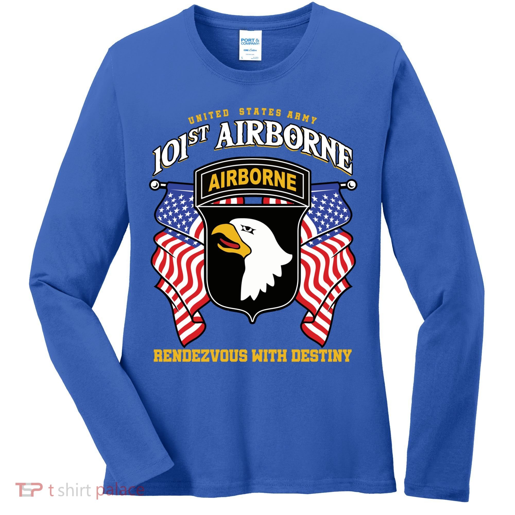 101st Airborne Division Veteran Gift Women's Long Sleeve Shirt