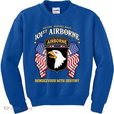 101st Airborne Division Veteran Gift Kids Sweatshirt