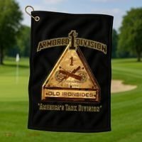 1st Armored Division Golf Towel thumb 1