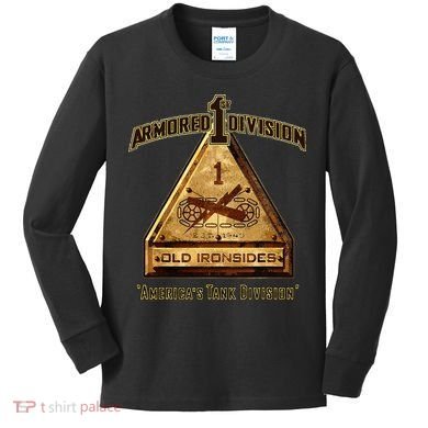 1st Armored Division Kids Long Sleeve Shirt