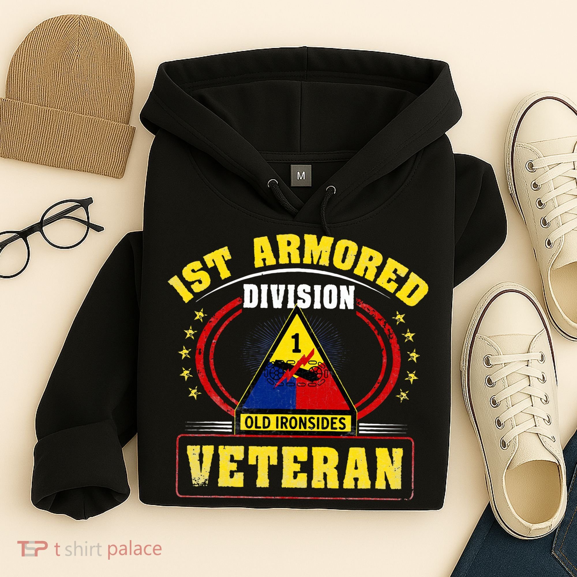 1st Armored Division Veteran Hoodie
