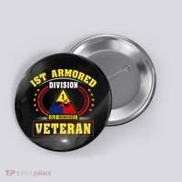 1st Armored Division Veteran Button thumb 0