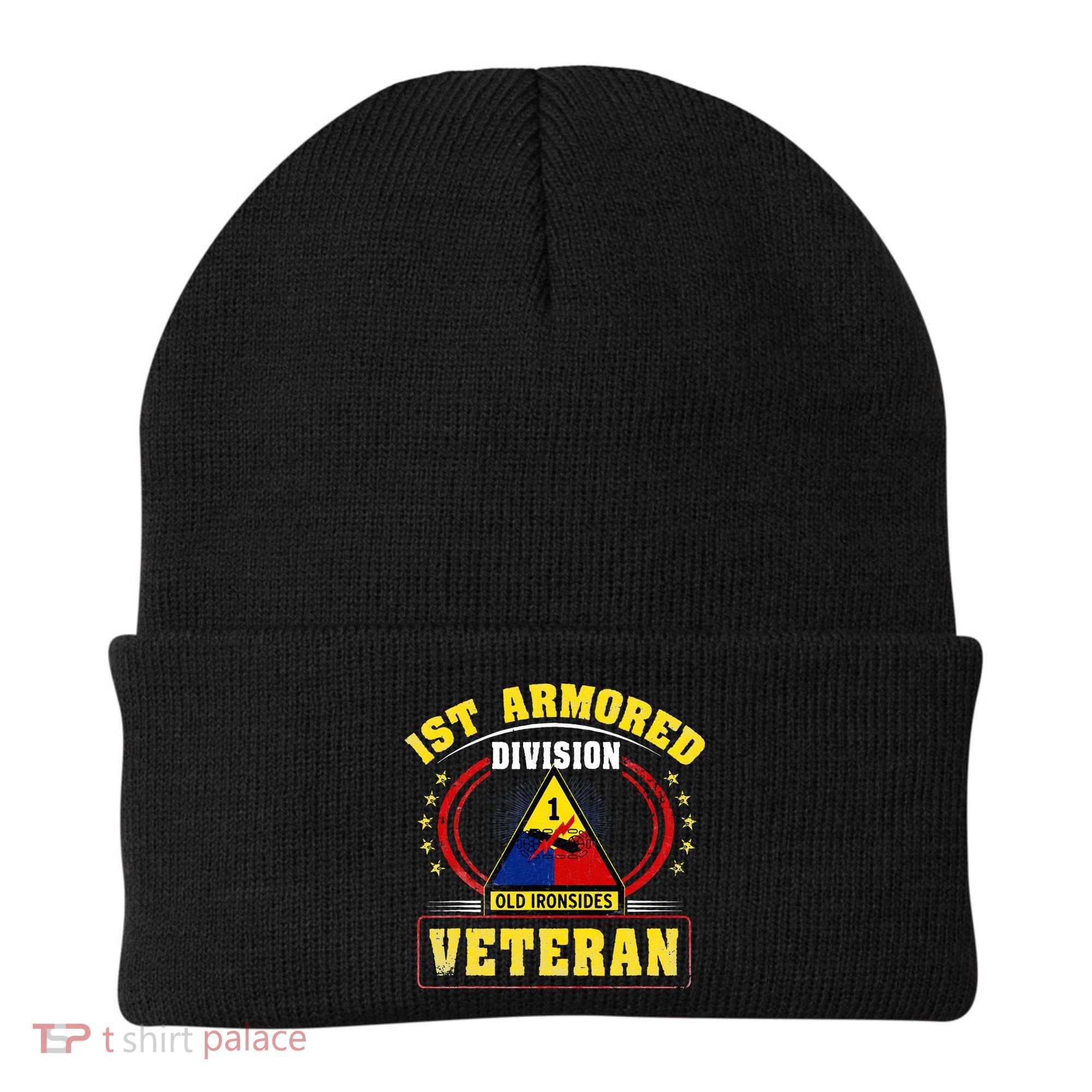 1st Armored Division Veteran Beanie