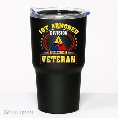 1st Armored Division Veteran Tumbler