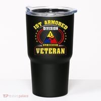 1st Armored Division Veteran Tumbler thumb 0