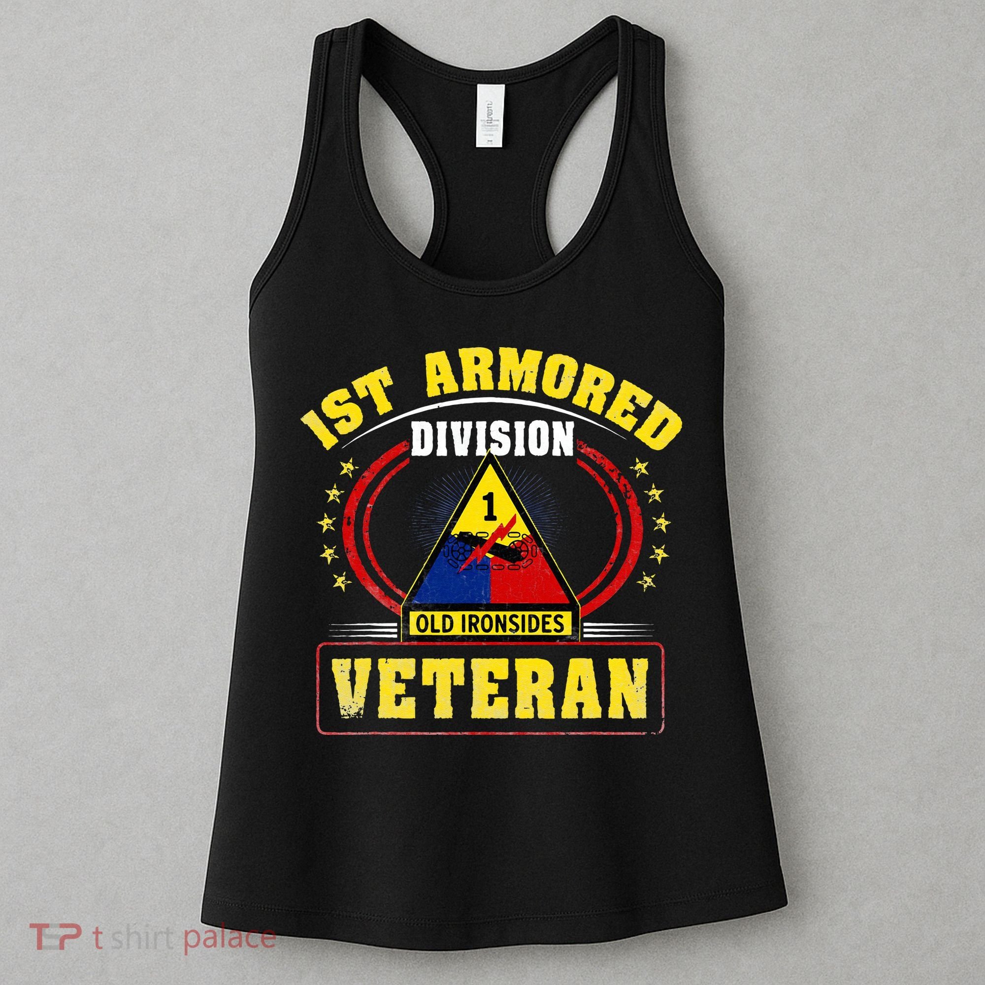 1st Armored Division Veteran Women's Tank Top