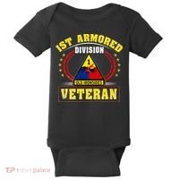 1st Armored Division Veteran Baby Bodysuit thumb 0