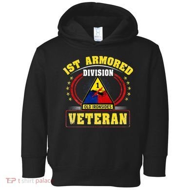 1st Armored Division Veteran Toddler Hoodie