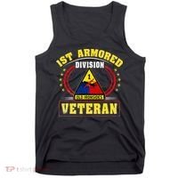 1st Armored Division Veteran Tank Top thumb 0