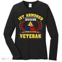 1st Armored Division Veteran Women's Long Sleeve Shirt thumb 0