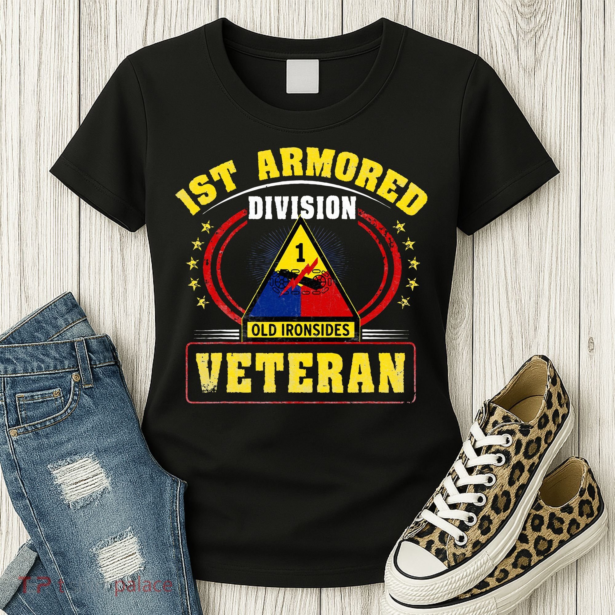 1st Armored Division Veteran Women's T-Shirt