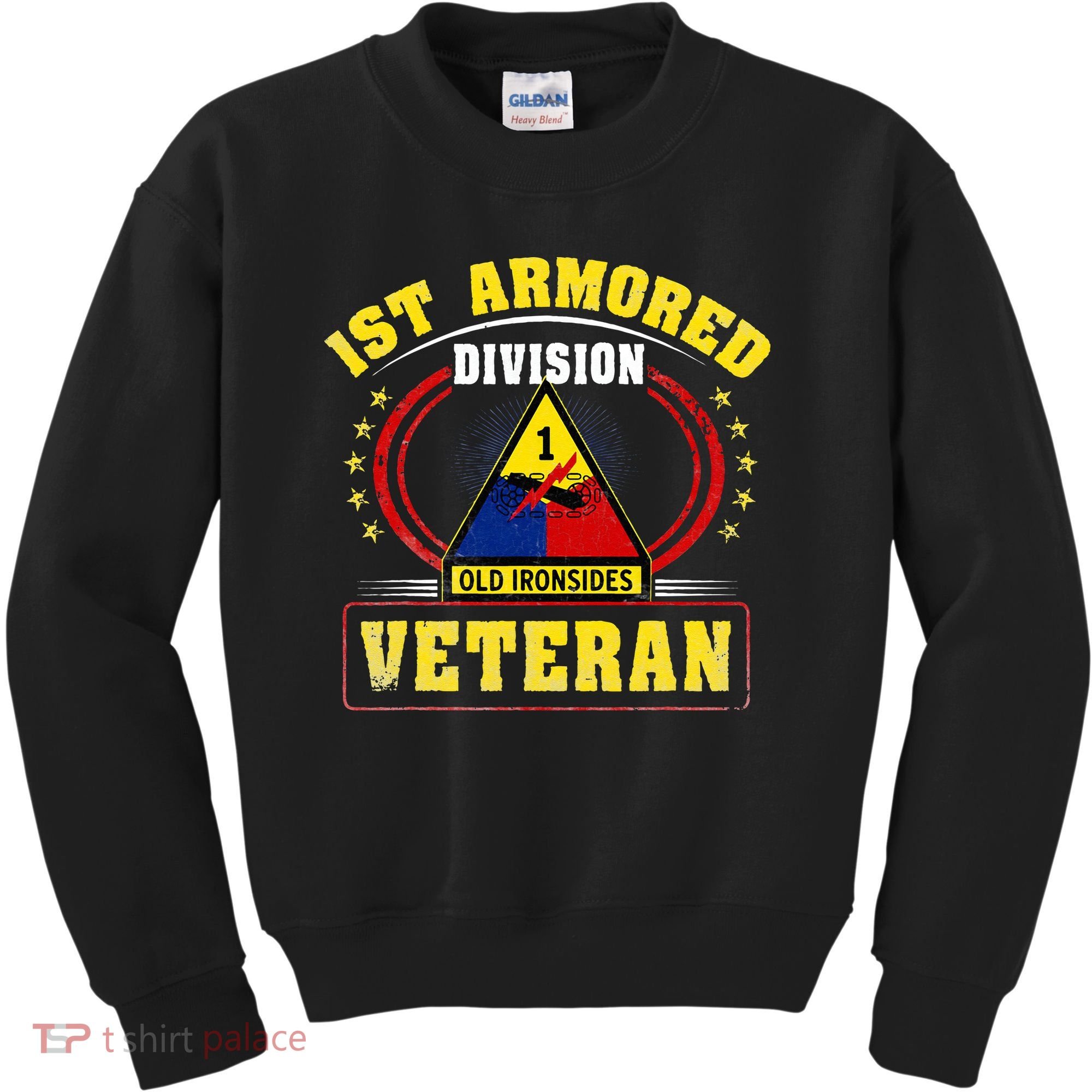 1st Armored Division Veteran Kids Sweatshirt