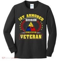 1st Armored Division Veteran Kids Long Sleeve Shirt thumb 0
