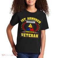 1st Armored Division Veteran Kids T-Shirt thumb 2