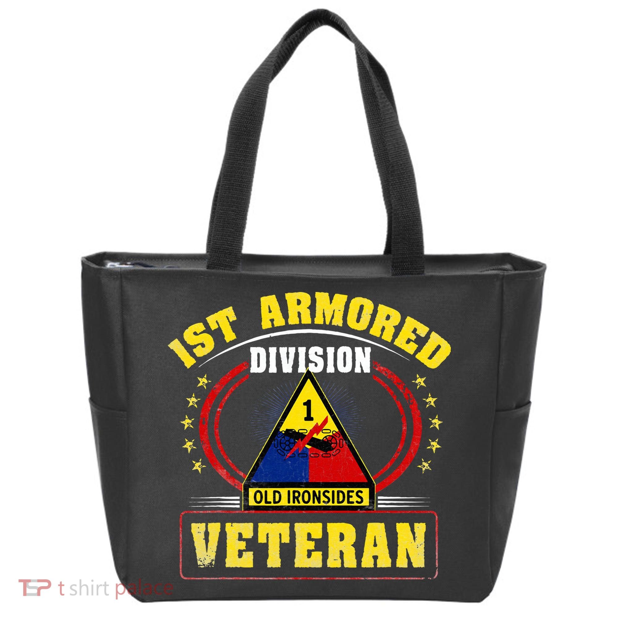 1st Armored Division Veteran Tote Bag