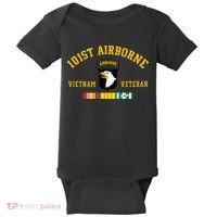 101st Airborne Division Vietnam Veteran Father Day Baby Bodysuit thumb 0