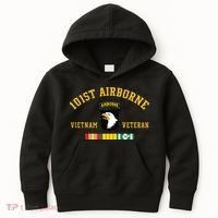 101st Airborne Division Vietnam Veteran Father Day Kids Hoodie thumb 0