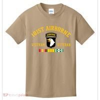 101st Airborne Division Vietnam Veteran Father Day Kids T-Shirt thumb 0