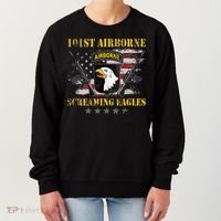 101st Airborne Division Veteran Screaming Eagle Women's Sweatshirt thumb 0