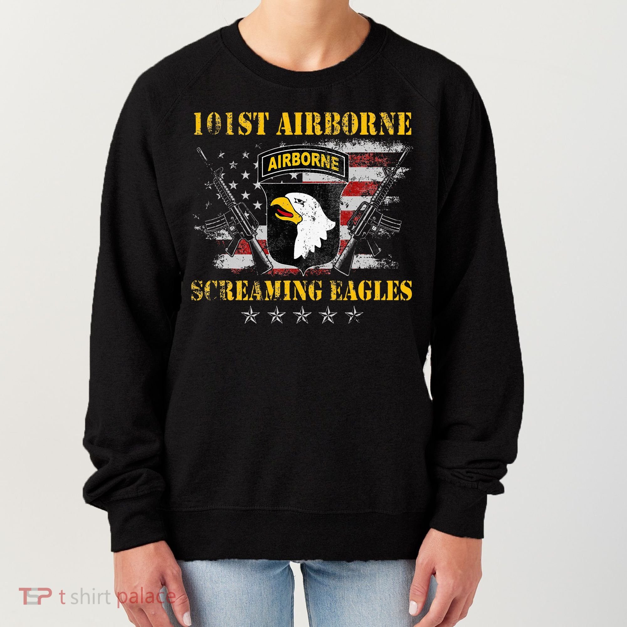 101st Airborne Division Veteran Screaming Eagle Women's Sweatshirt