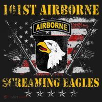 101st Airborne Division Veteran Screaming Eagle Doggie Tank thumb 4