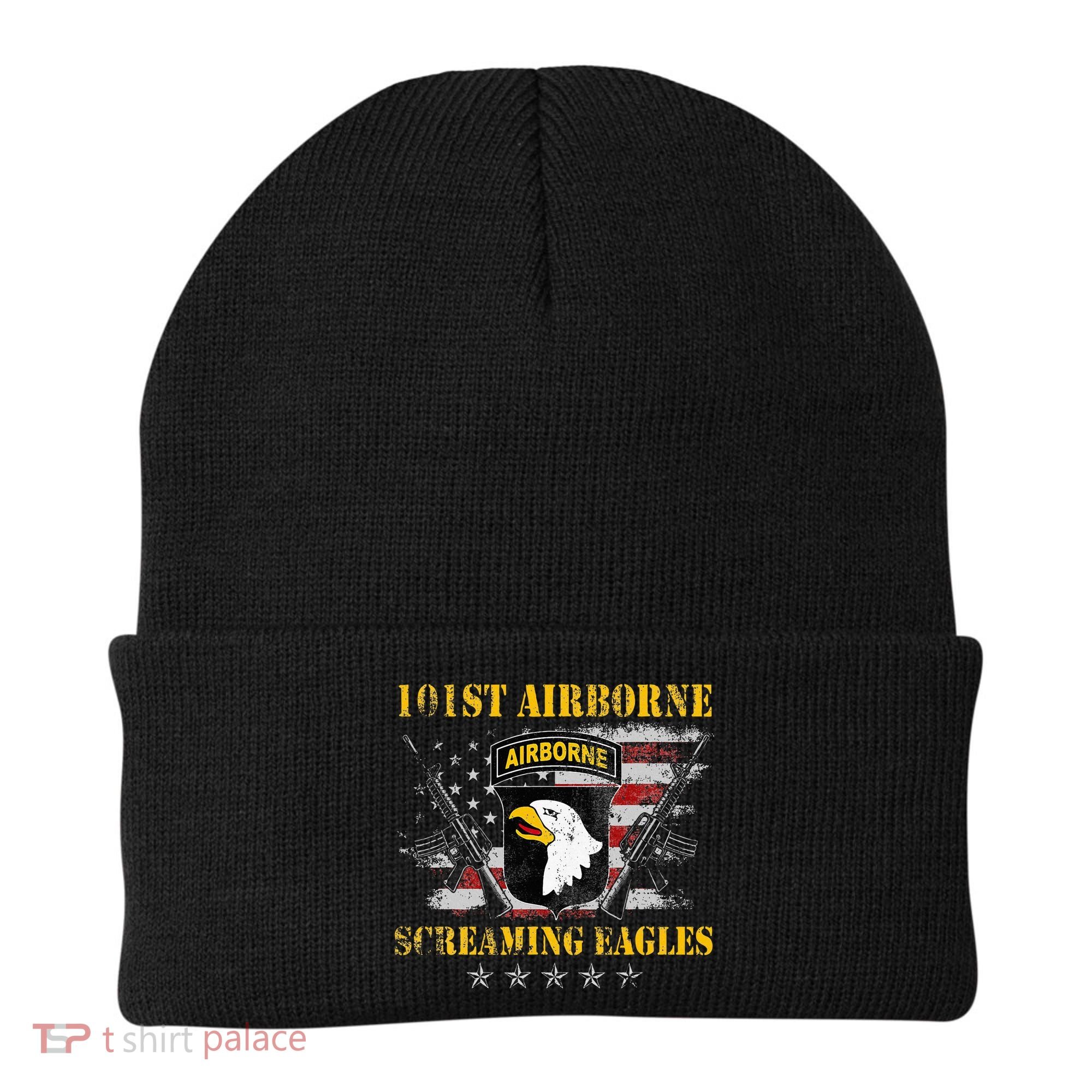 101st Airborne Division Veteran Screaming Eagle Beanie