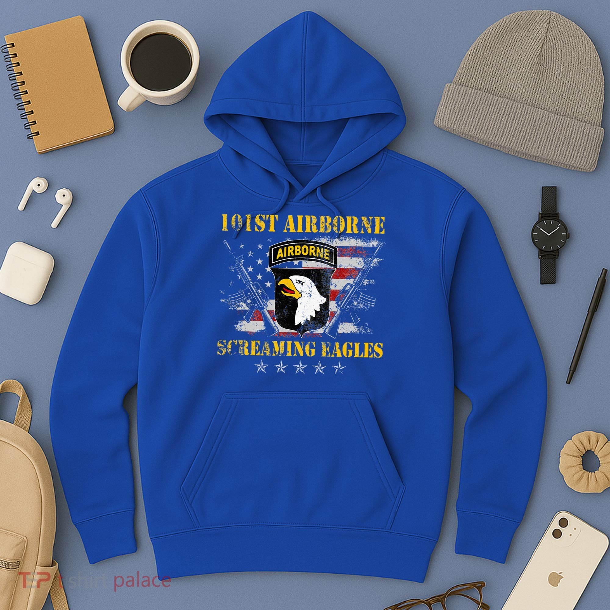 101st Airborne Division Veteran Screaming Eagle Hoodie