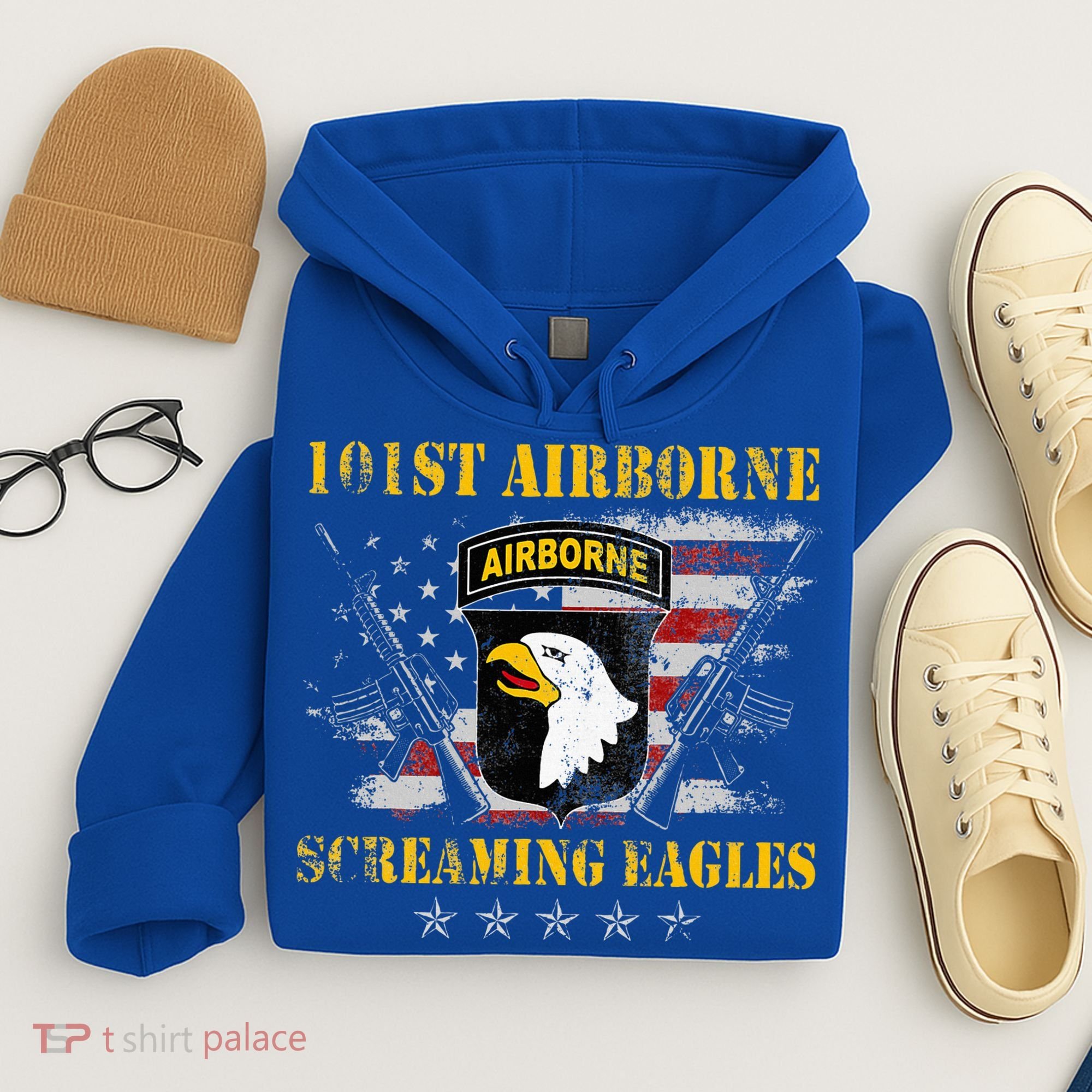 101st Airborne Division Veteran Screaming Eagle Hoodie