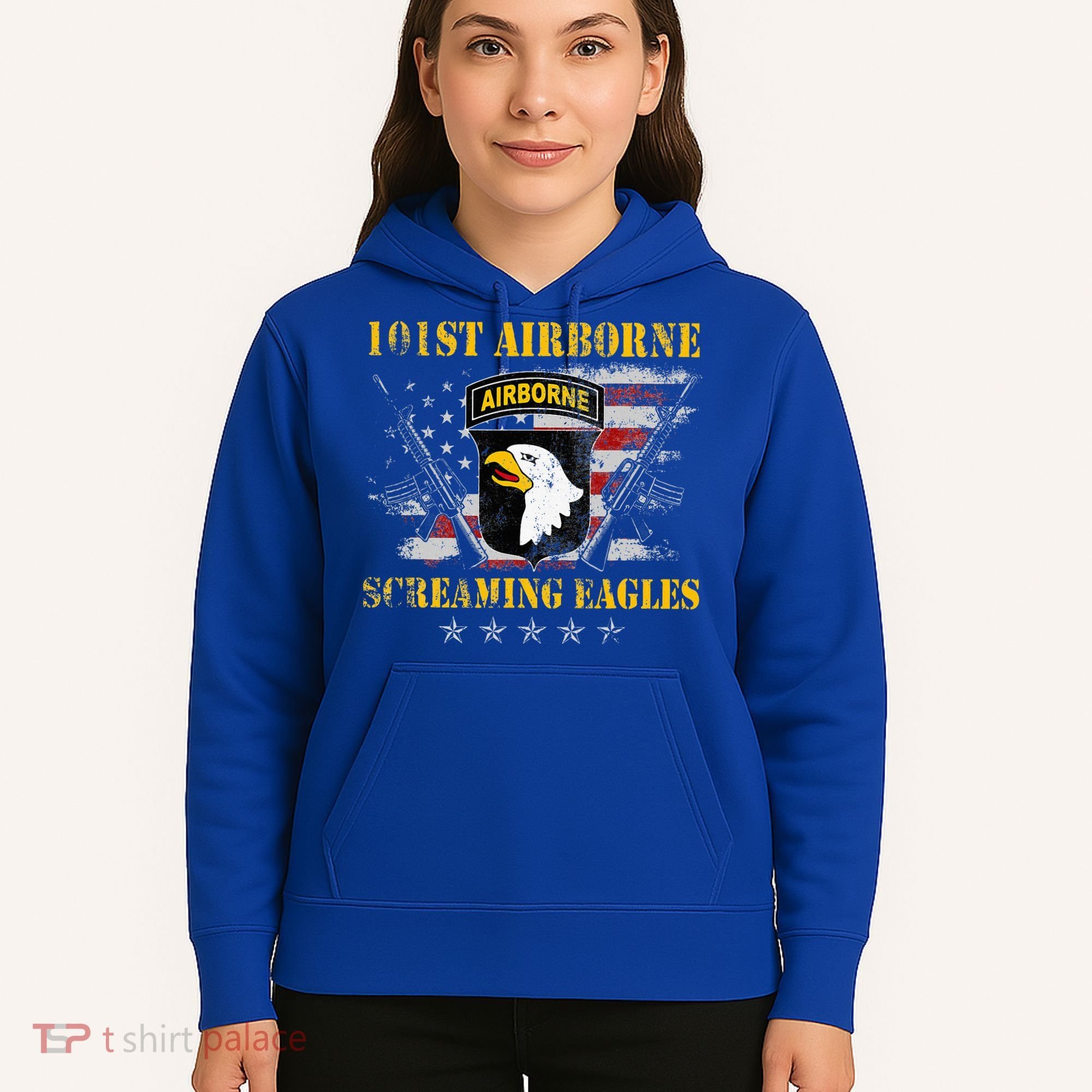101st Airborne Division Veteran Screaming Eagle Hoodie