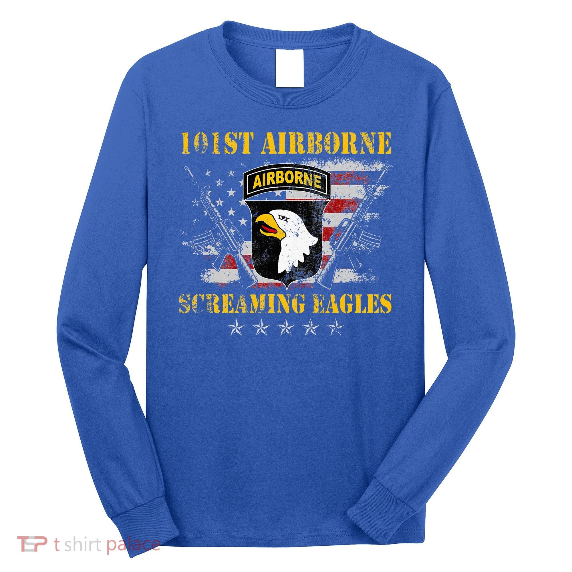 101st Airborne Division Veteran Screaming Eagle Long Sleeve Shirt
