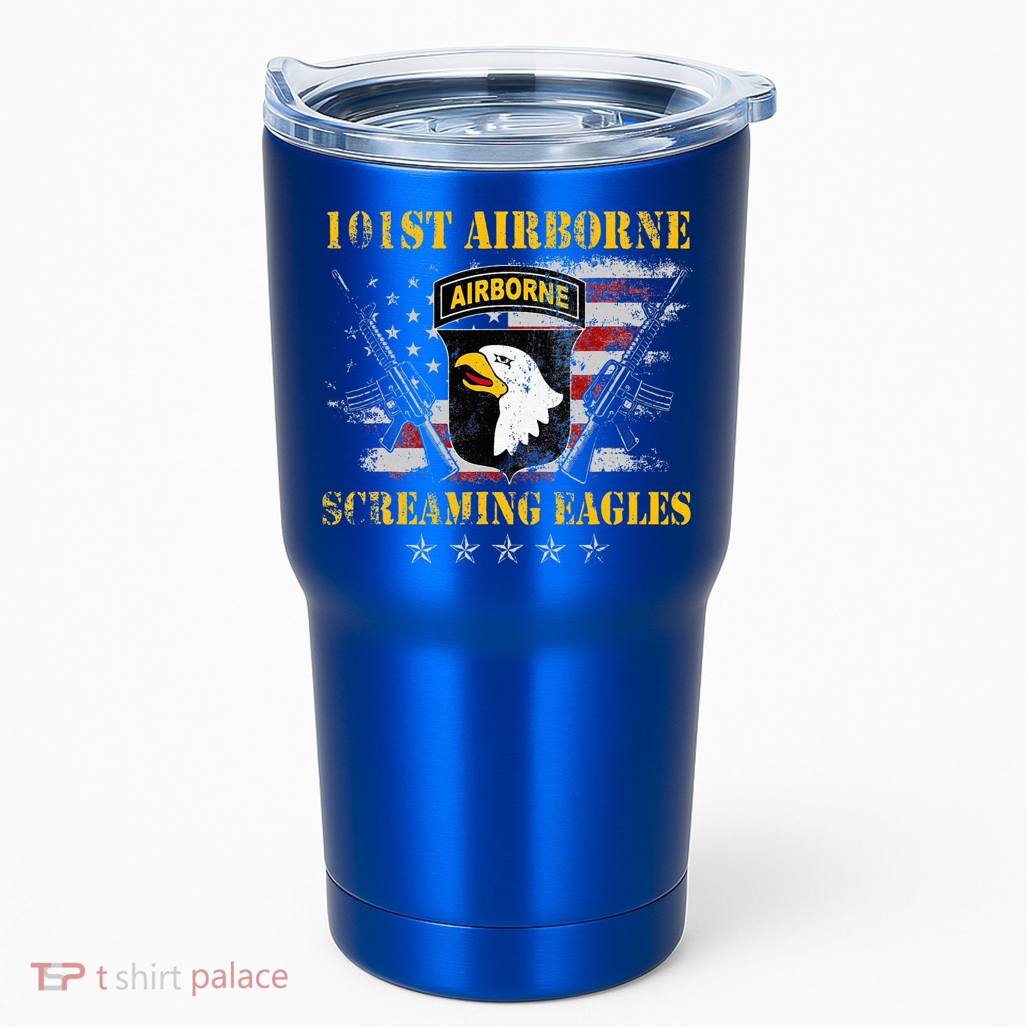 101st Airborne Division Veteran Screaming Eagle Tumbler