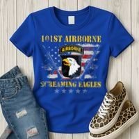 101st Airborne Division Veteran Screaming Eagle Women's T-Shirt thumb 3
