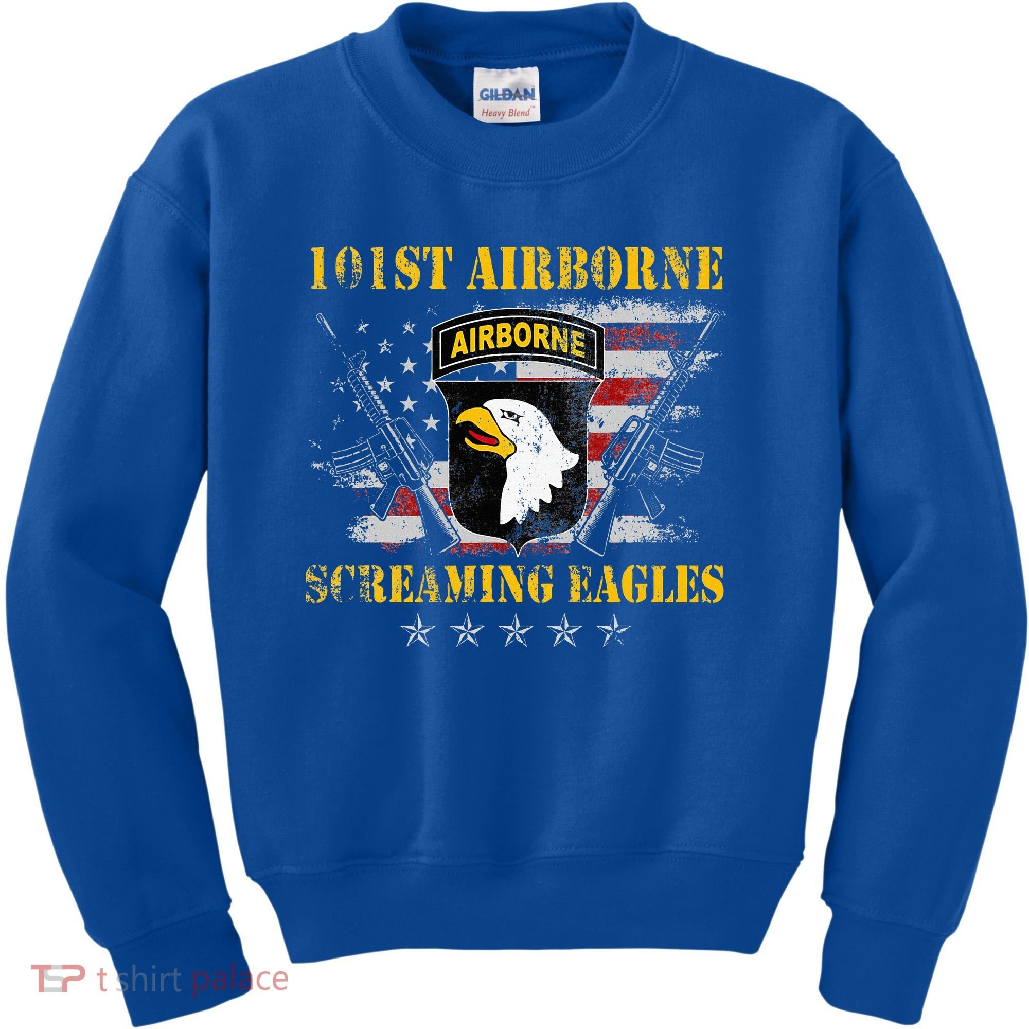 101st Airborne Division Veteran Screaming Eagle Kids Sweatshirt