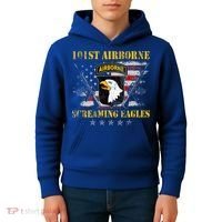 101st Airborne Division Veteran Screaming Eagle Kids Hoodie thumb 4