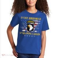 101st Airborne Division Veteran Screaming Eagle Kids T-Shirt thumb 2