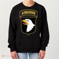 101st Airborne Division Military Veteran American Eagle Army Women's Sweatshirt thumb 0