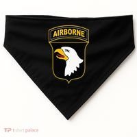 101st Airborne Division Military Veteran American Eagle Army USA-Made Doggie Bandana thumb 0