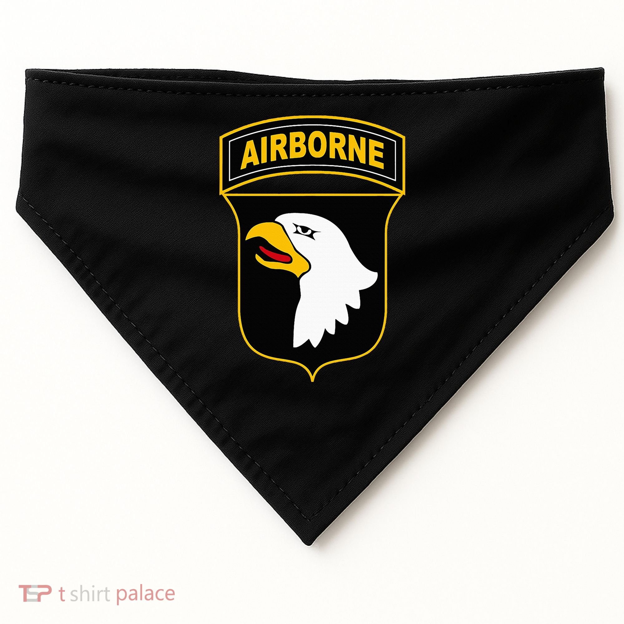101st Airborne Division Military Veteran American Eagle Army USA-Made Doggie Bandana