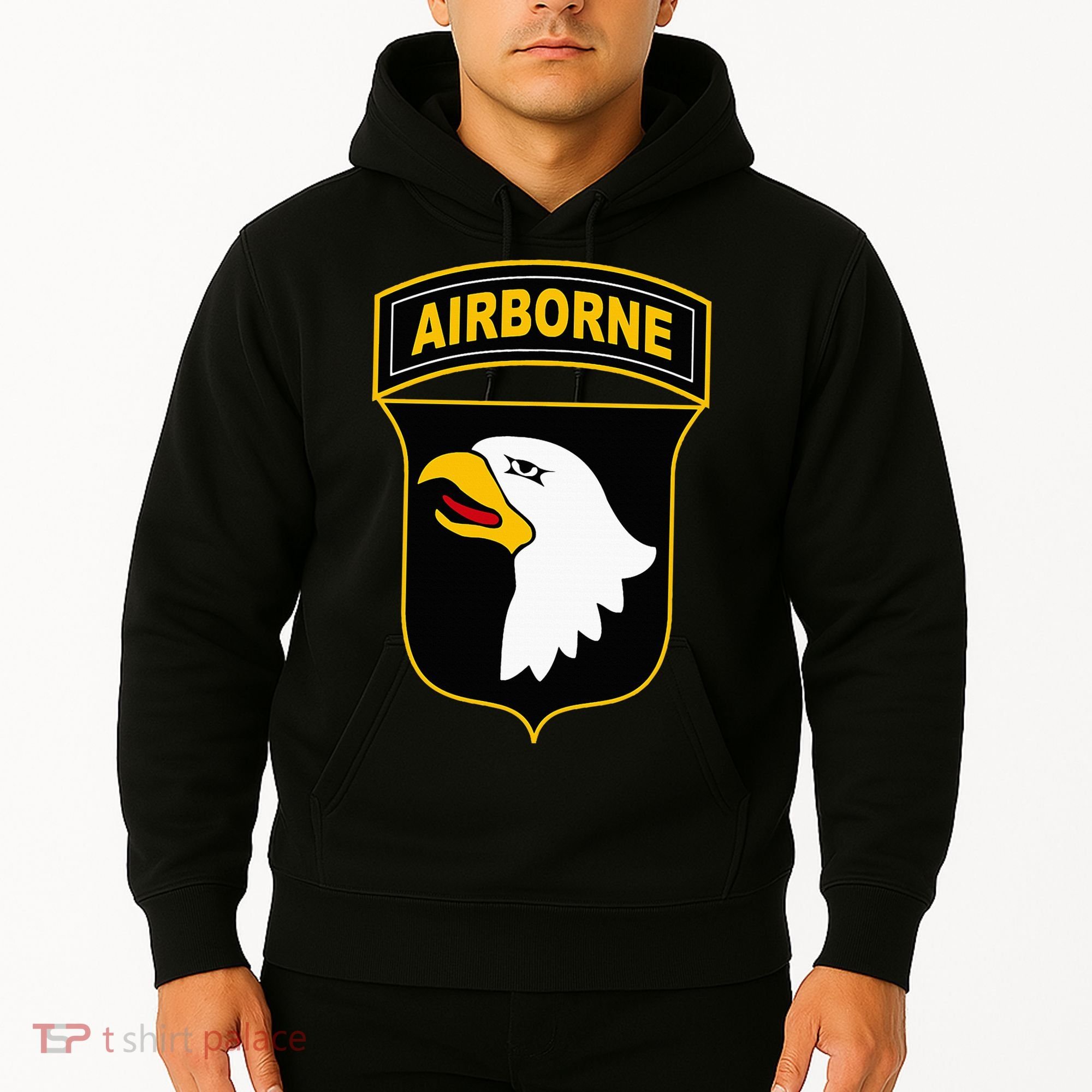 101st Airborne Division Military Veteran American Eagle Army Hoodie