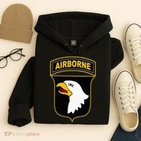 101st Airborne Division Military Veteran American Eagle Army Hoodie thumb 4