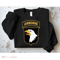 101st Airborne Division Military Veteran American Eagle Army Sweatshirt thumb 2