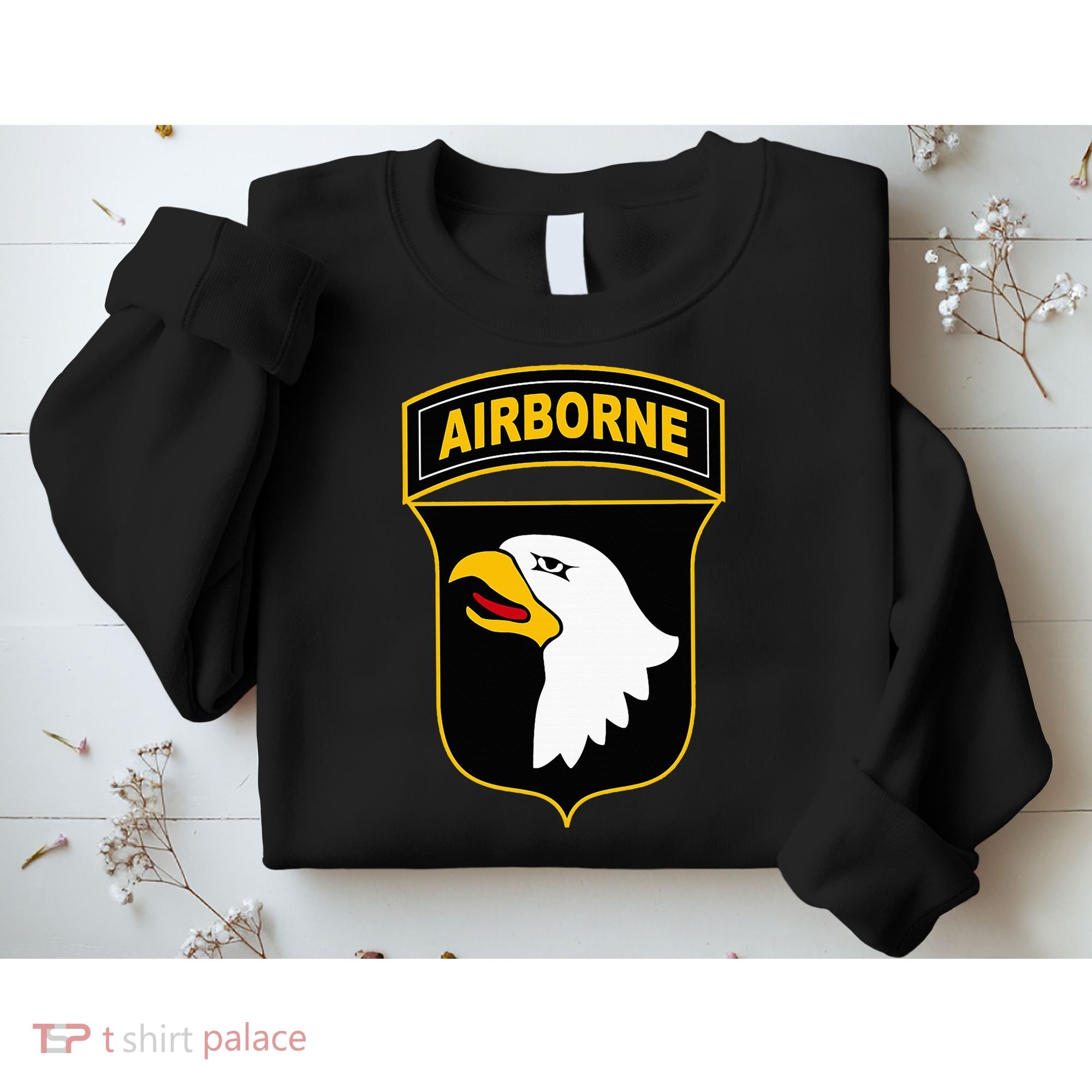 101st Airborne Division Military Veteran American Eagle Army Sweatshirt