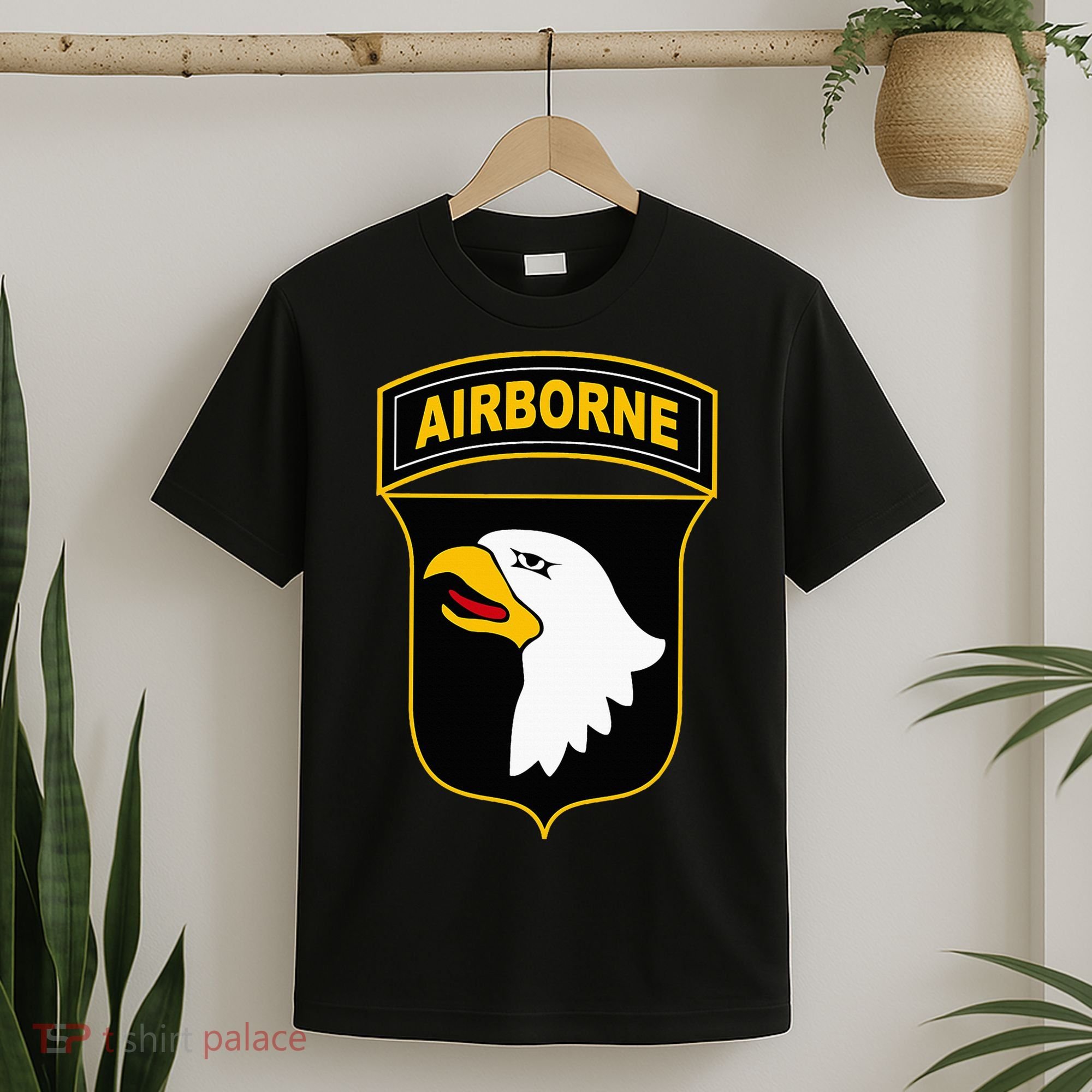 101st Airborne Division Military Veteran American Eagle Army T-Shirt