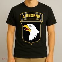 101st Airborne Division Military Veteran American Eagle Army T-Shirt thumb 3