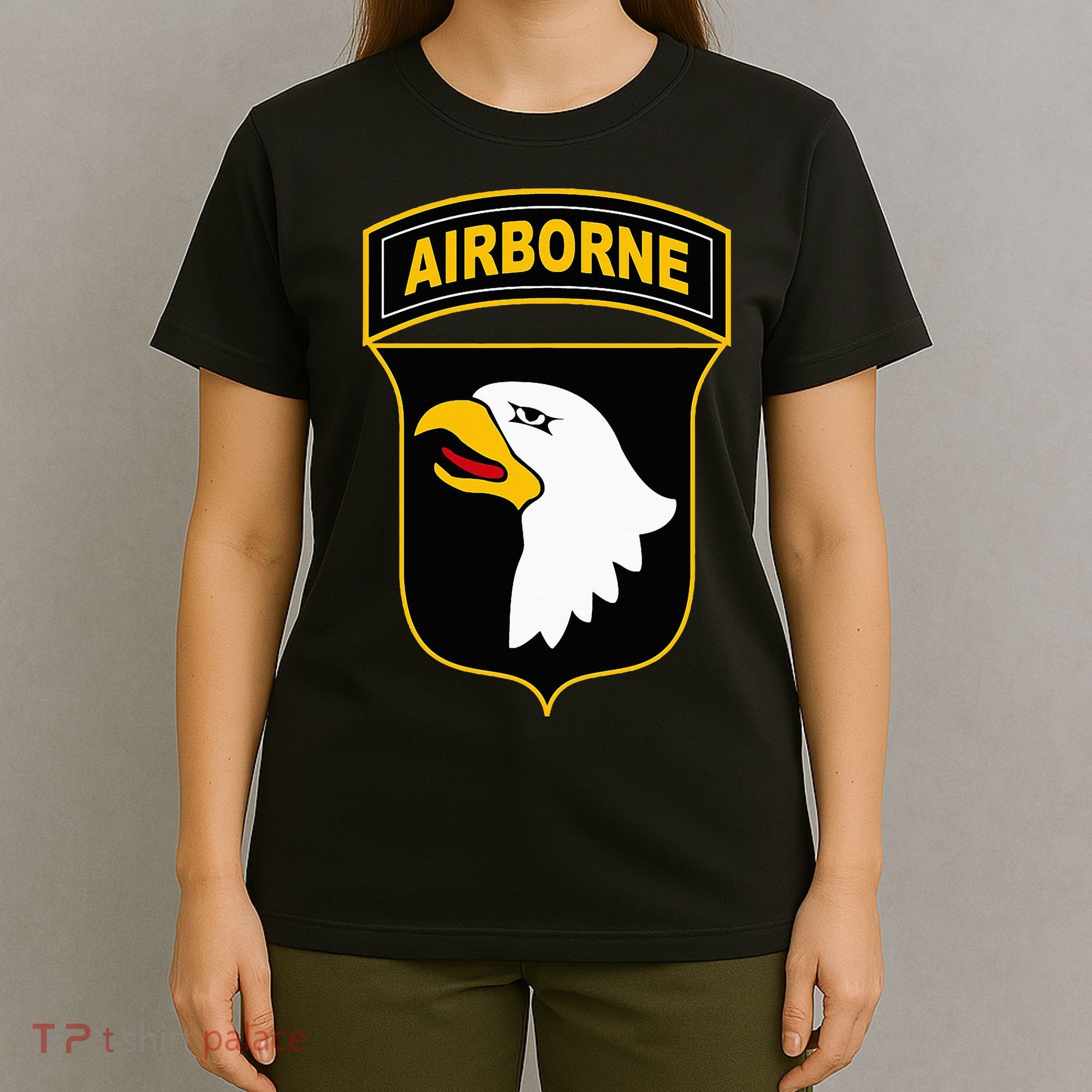 101st Airborne Division Military Veteran American Eagle Army T-Shirt