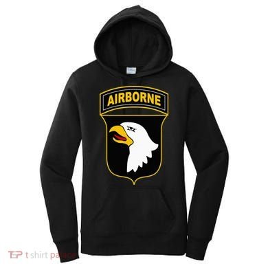 101st Airborne Division Military Veteran American Eagle Army Women's Hoodie